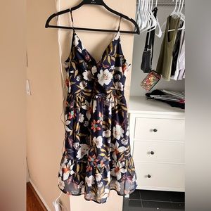 Mini floral dress